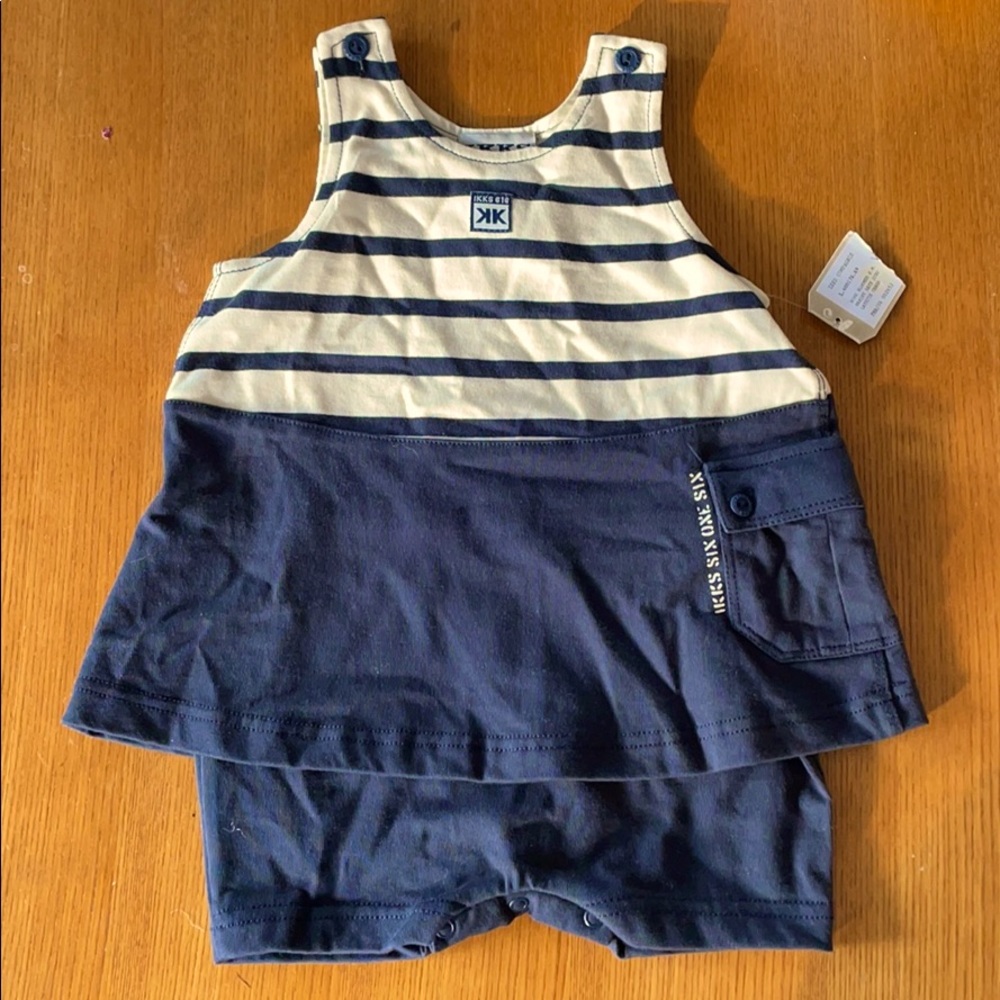 NWT Ikks girls marine romper
